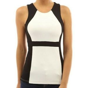 PattyBoutik Colorblock tank